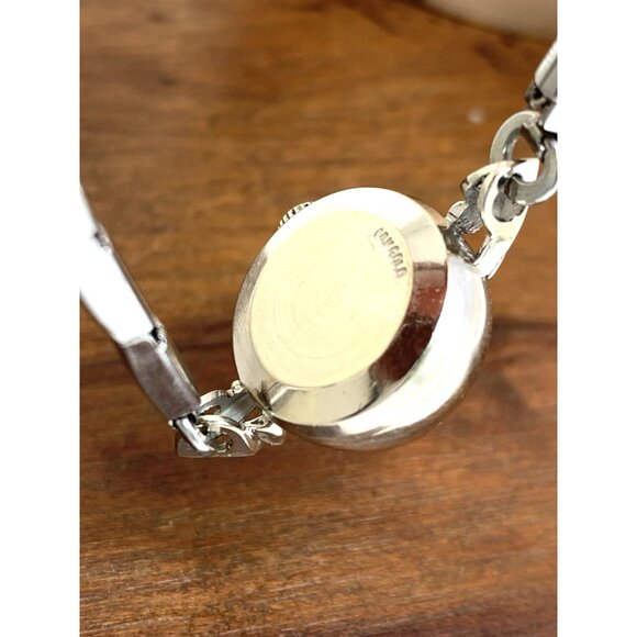 Omega Women's Watch 14k White Gold Case Vintage 70's Swiss Automatic Petite 17mm - Picture 6 of 15